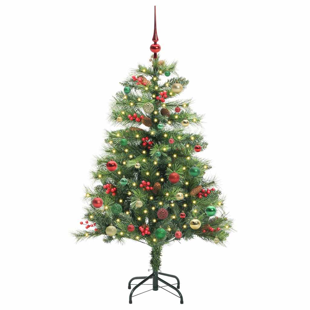 Artificial Christmas Tree Green 150 cm PVC and Metal