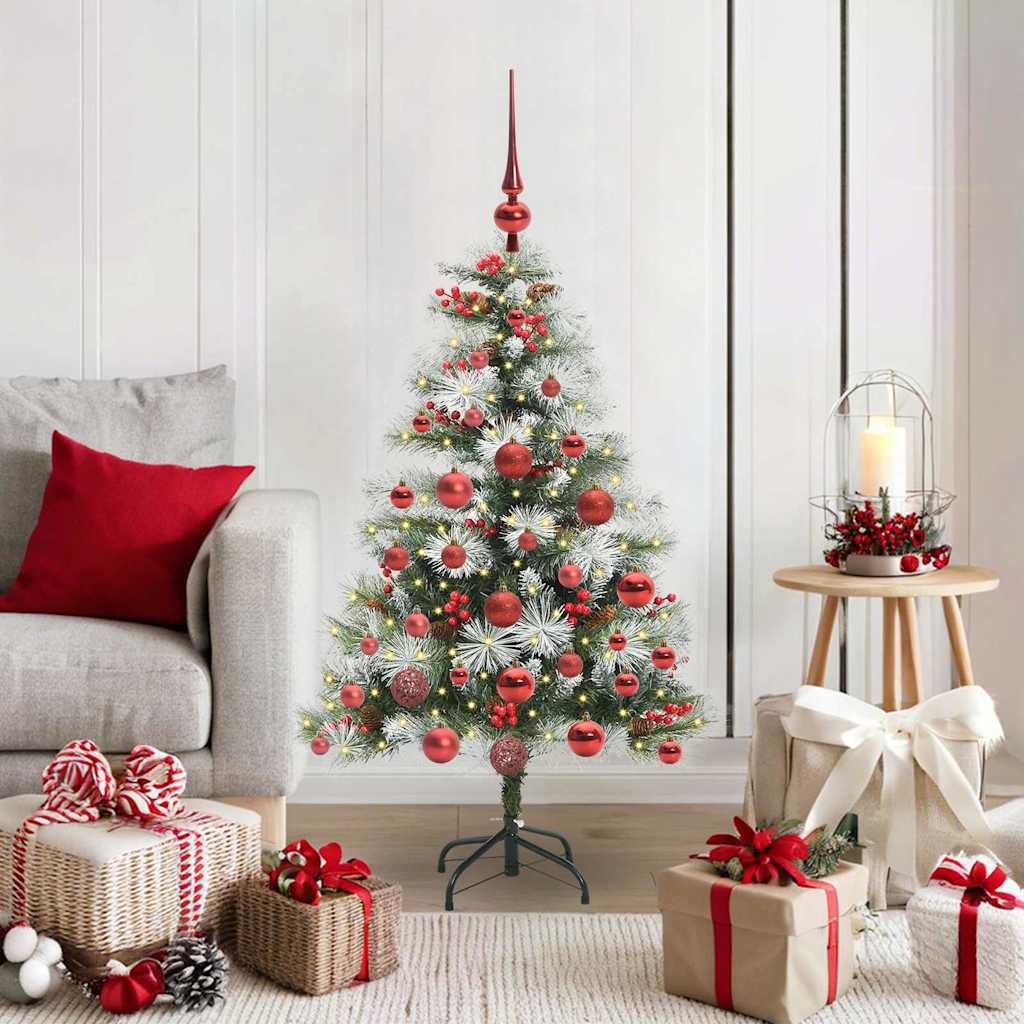 Artificial Christmas Tree Green and white 120 cm