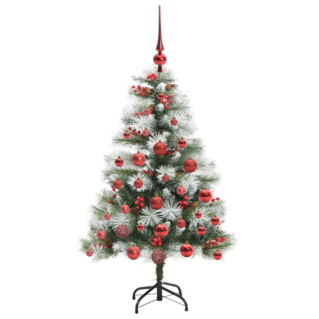 Artificial Christmas Tree Green and white 120 cm