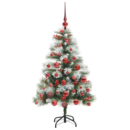 Artificial Christmas Tree Green and white 120 cm
