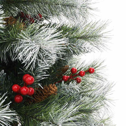 Artificial Christmas Tree Green and white 120 cm