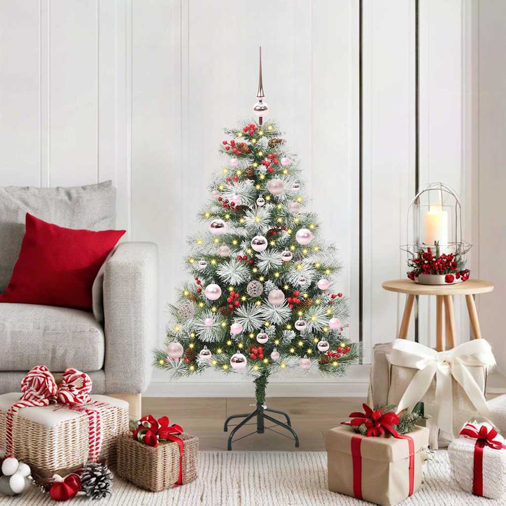 Artificial Christmas Tree Green and white 120 cm