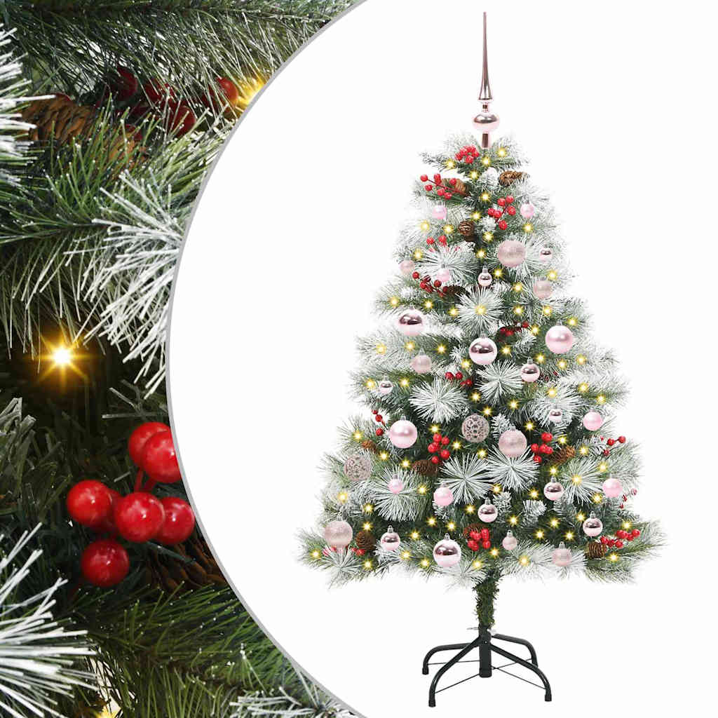 Artificial Christmas Tree Green and white 120 cm