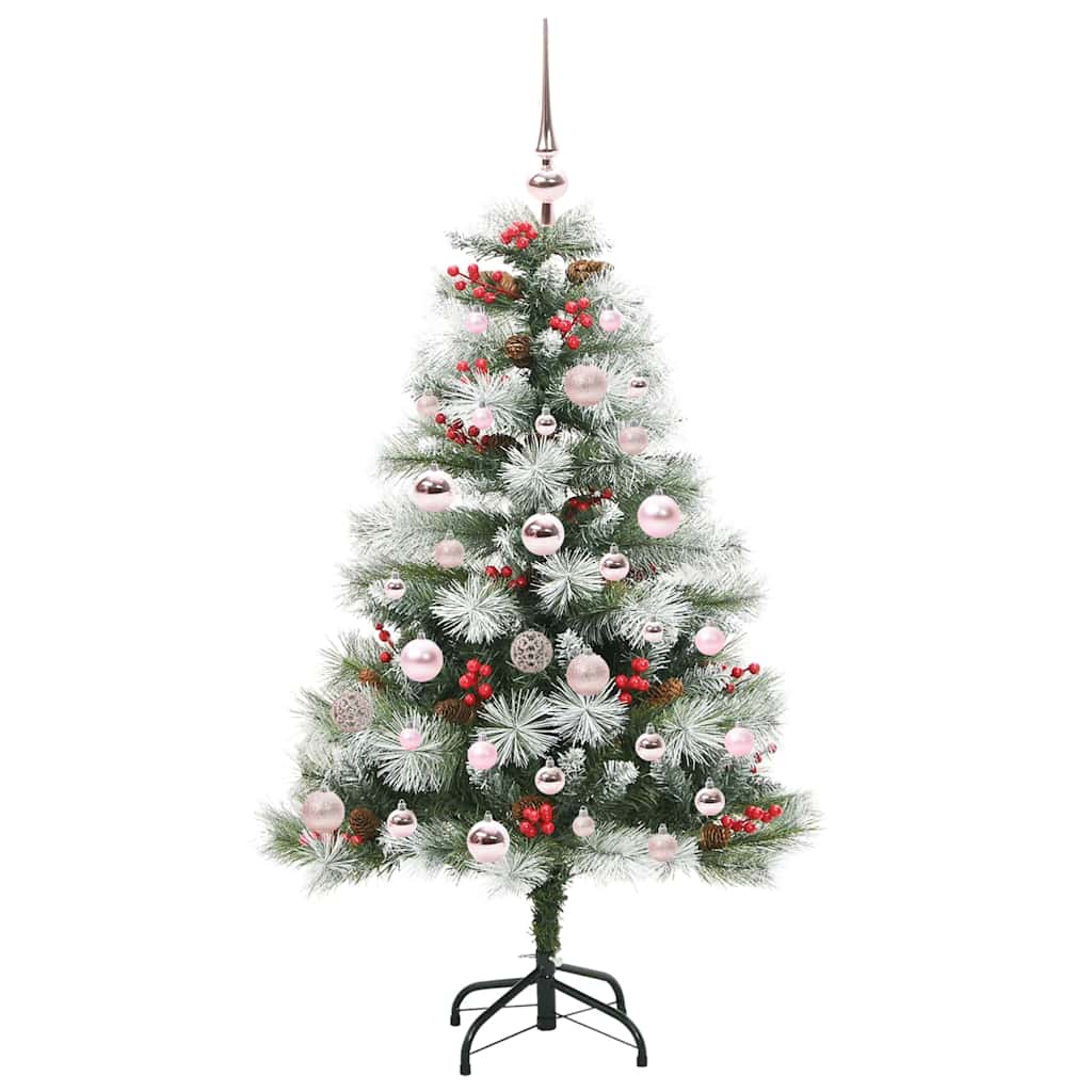 Artificial Christmas Tree Green and white 120 cm