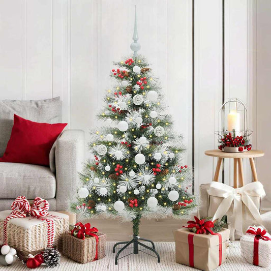 Artificial Christmas Tree Green and white 120 cm