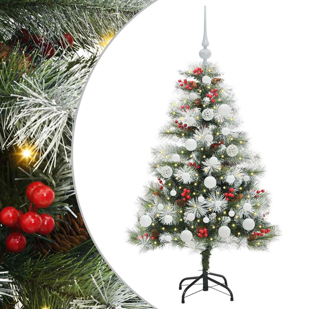 Artificial Christmas Tree Green and white 120 cm