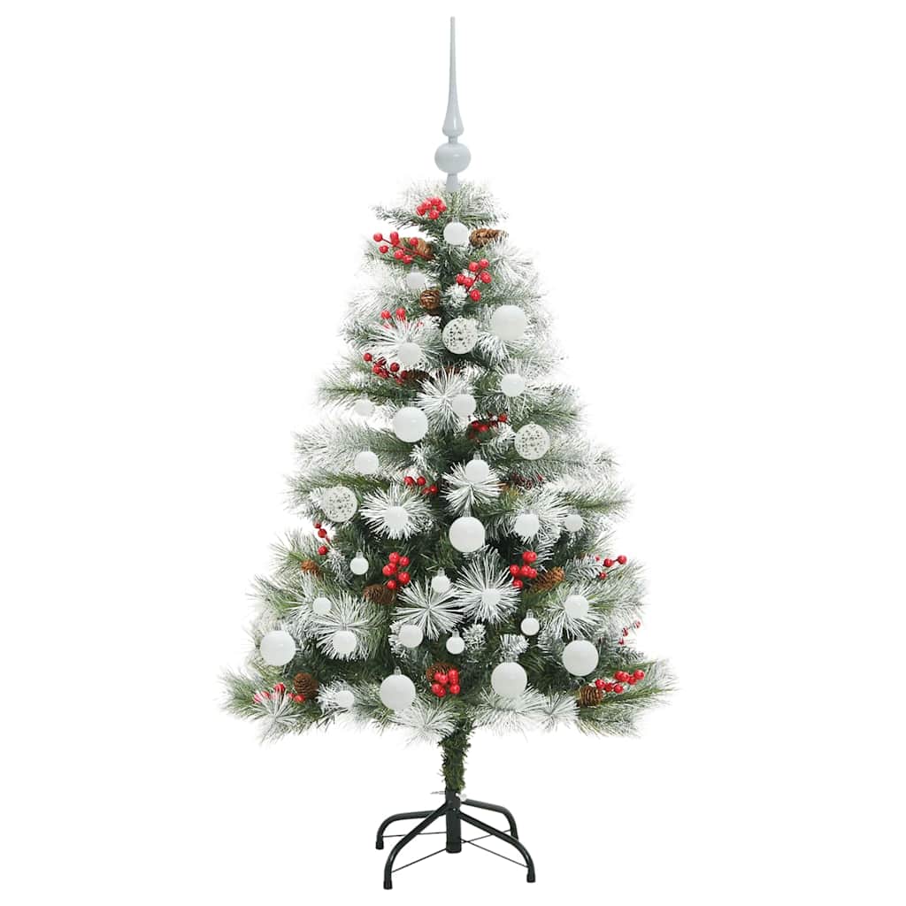 Artificial Christmas Tree Green and white 120 cm
