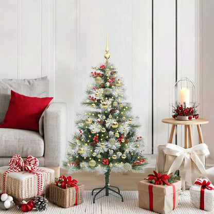 Artificial Christmas Tree Green and white 120 cm