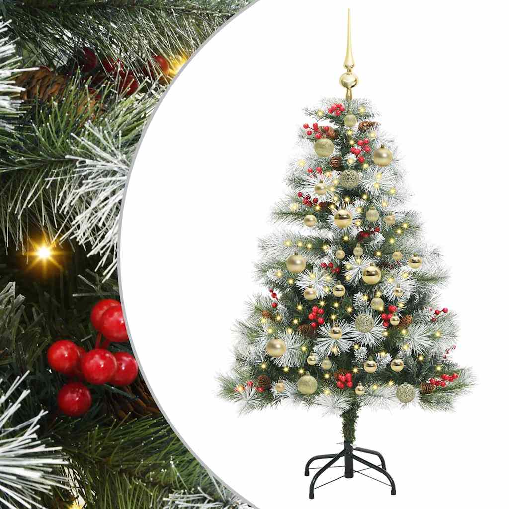 Artificial Christmas Tree Green and white 120 cm