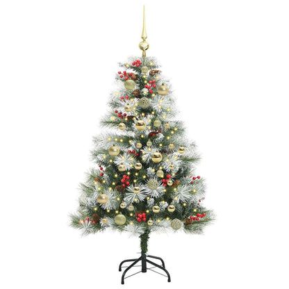 Artificial Christmas Tree Green and white 120 cm