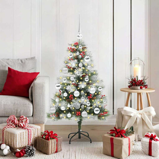 Artificial Christmas Tree Green and white 120 cm