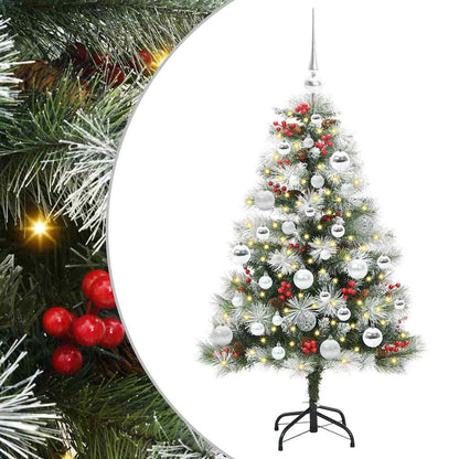 Artificial Christmas Tree Green and white 120 cm