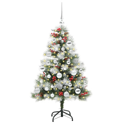 Artificial Christmas Tree Green and white 120 cm