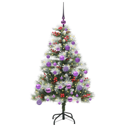 Artificial Christmas Tree Green and white 120 cm