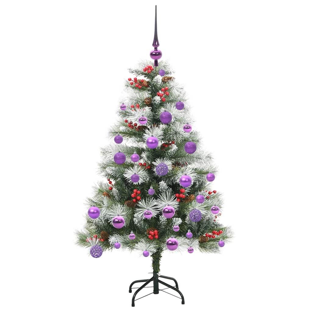 Artificial Christmas Tree Green and white 120 cm