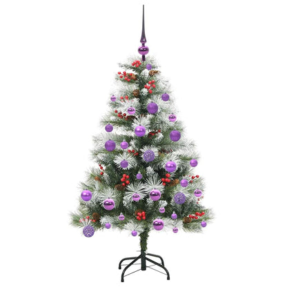 Artificial Christmas Tree Green and white 120 cm