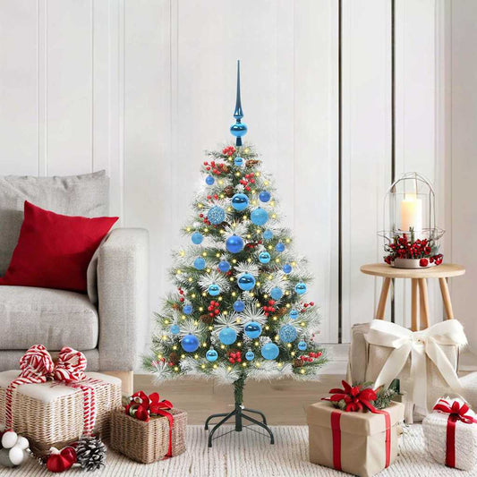 Artificial Christmas Tree Green and white 120 cm