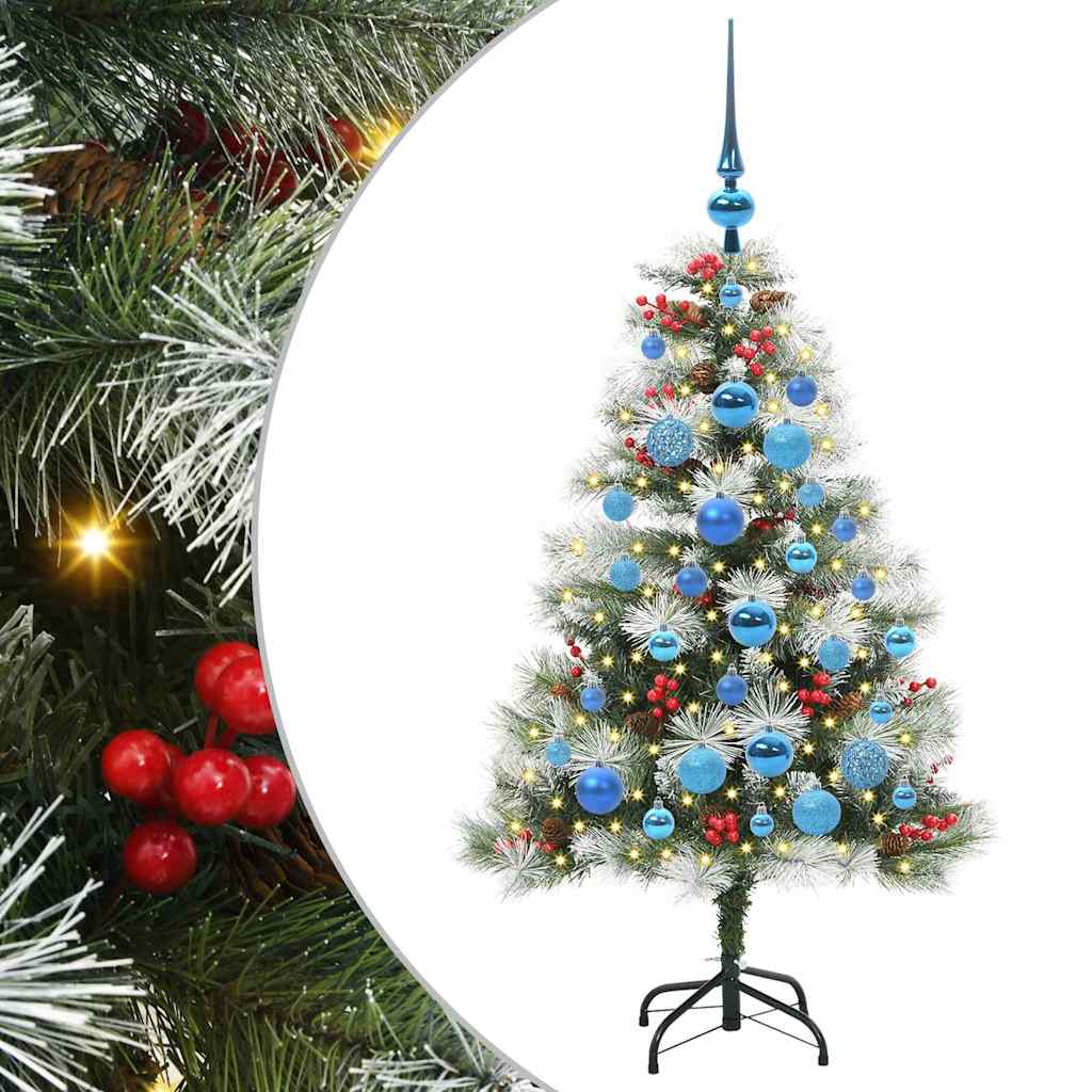 Artificial Christmas Tree Green and white 120 cm