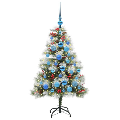 Artificial Christmas Tree Green and white 120 cm