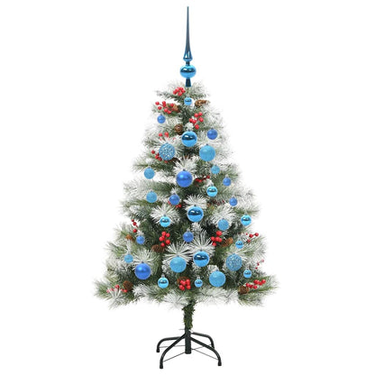 Artificial Christmas Tree Green and white 120 cm