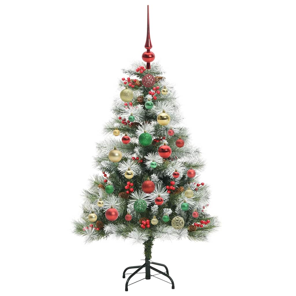 Artificial Christmas Tree Green and white 120 cm
