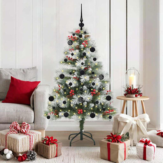 Artificial Christmas Tree Green and white 150 cm