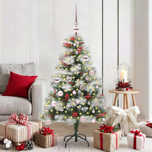Artificial Christmas Tree Green and white 150 cm