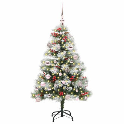 Artificial Christmas Tree Green and white 150 cm