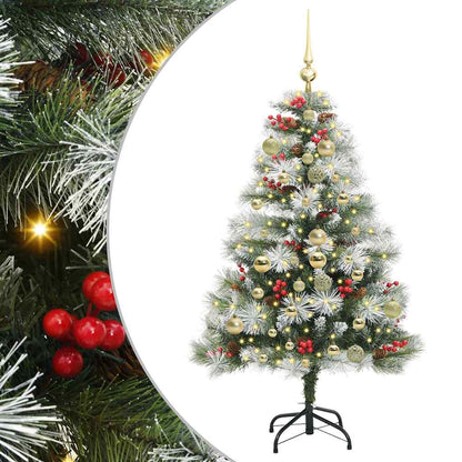 Artificial Christmas Tree Green and white 150 cm