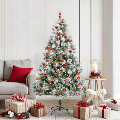 Artificial Christmas Tree Green and white 180 cm