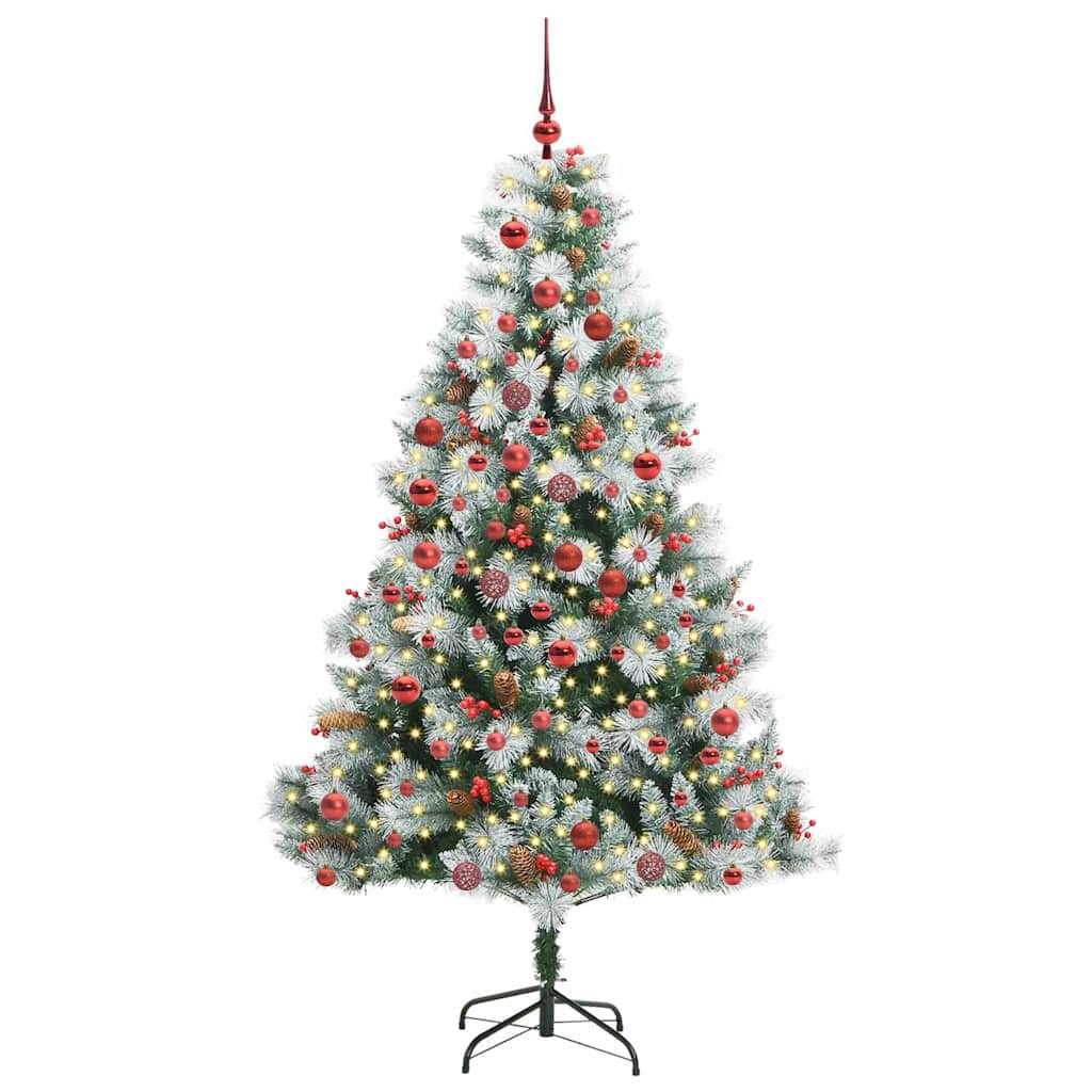 Artificial Christmas Tree Green and white 180 cm