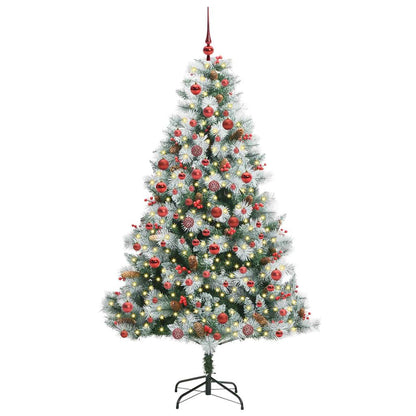 Artificial Christmas Tree Green and white 180 cm