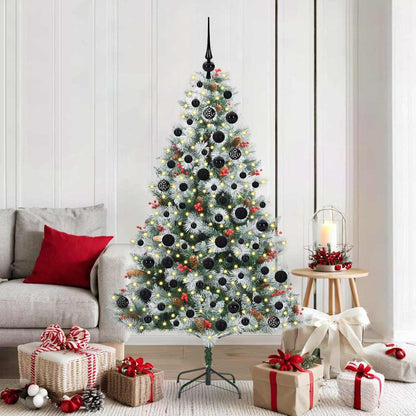 Artificial Christmas Tree Green and white 180 cm
