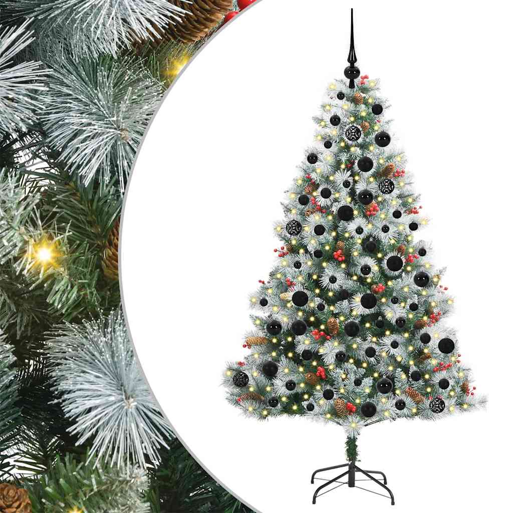 Artificial Christmas Tree Green and white 180 cm