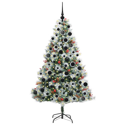 Artificial Christmas Tree Green and white 180 cm