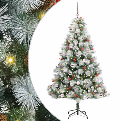 Artificial Christmas Tree Green and white 180 cm