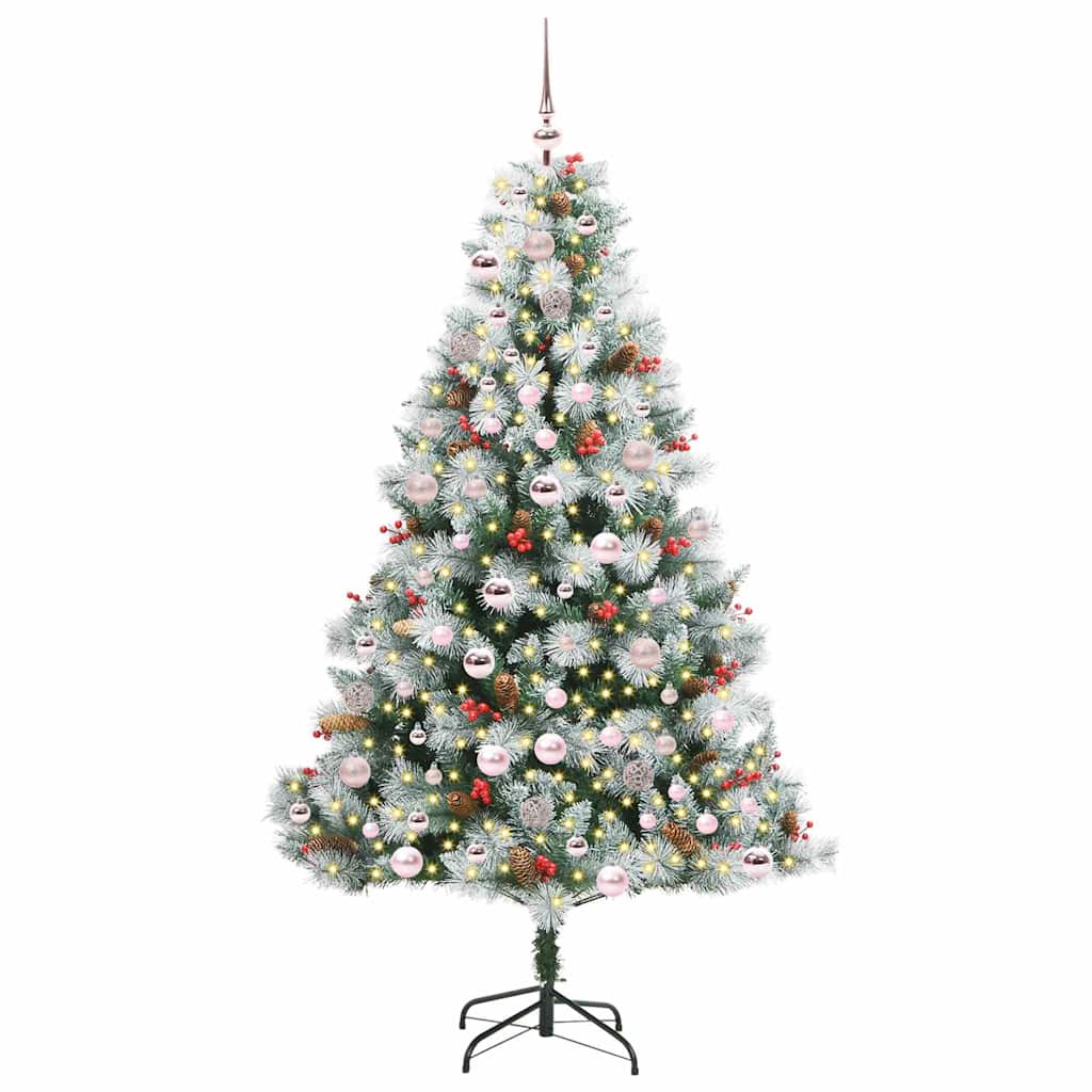 Artificial Christmas Tree Green and white 180 cm
