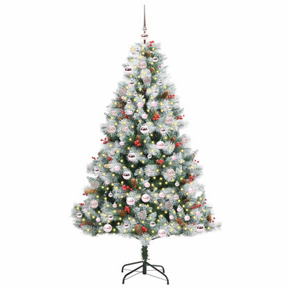 Artificial Christmas Tree Green and white 180 cm