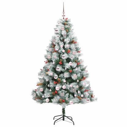 Artificial Christmas Tree Green and white 180 cm