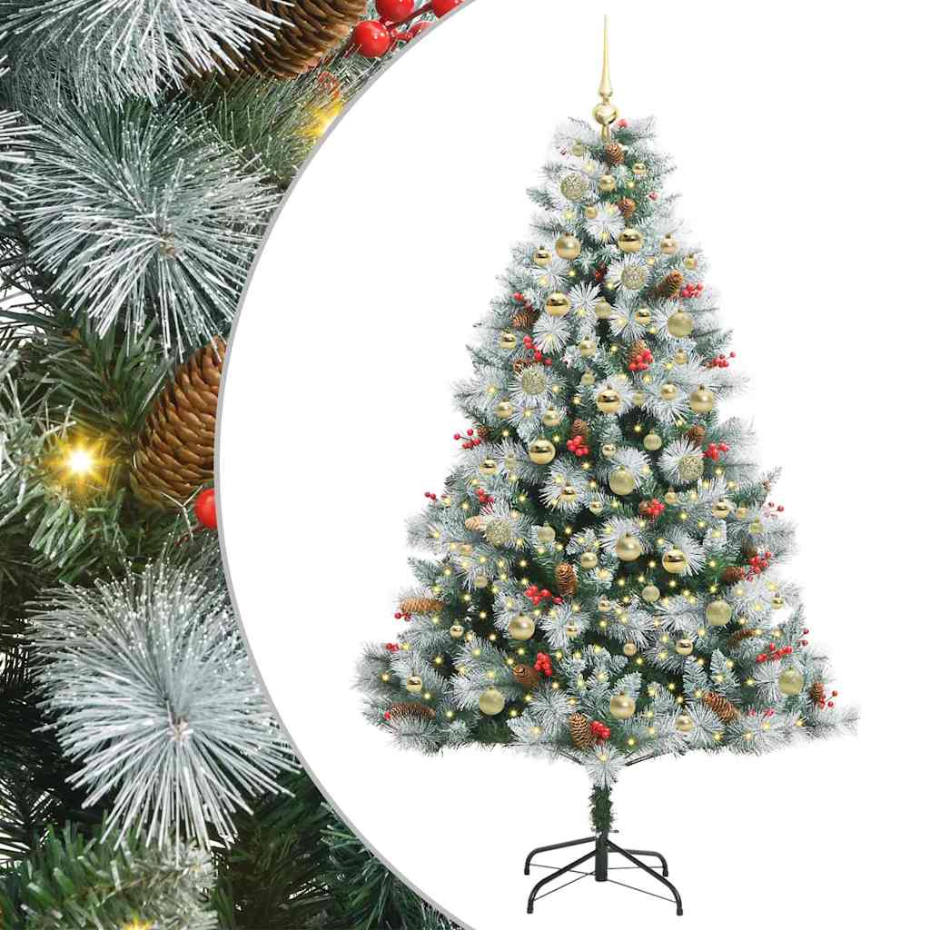 Artificial Christmas Tree Green and white 180 cm