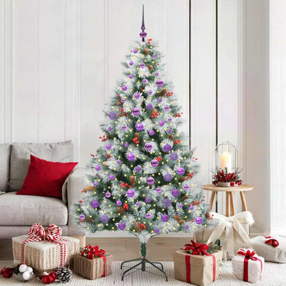 Artificial Christmas Tree Green and white 180 cm