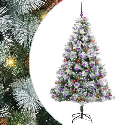 Artificial Christmas Tree Green and white 180 cm