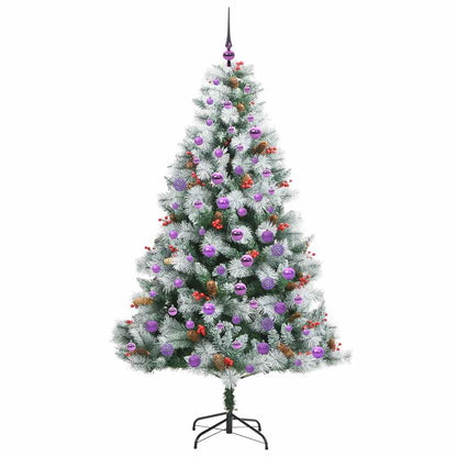 Artificial Christmas Tree Green and white 180 cm