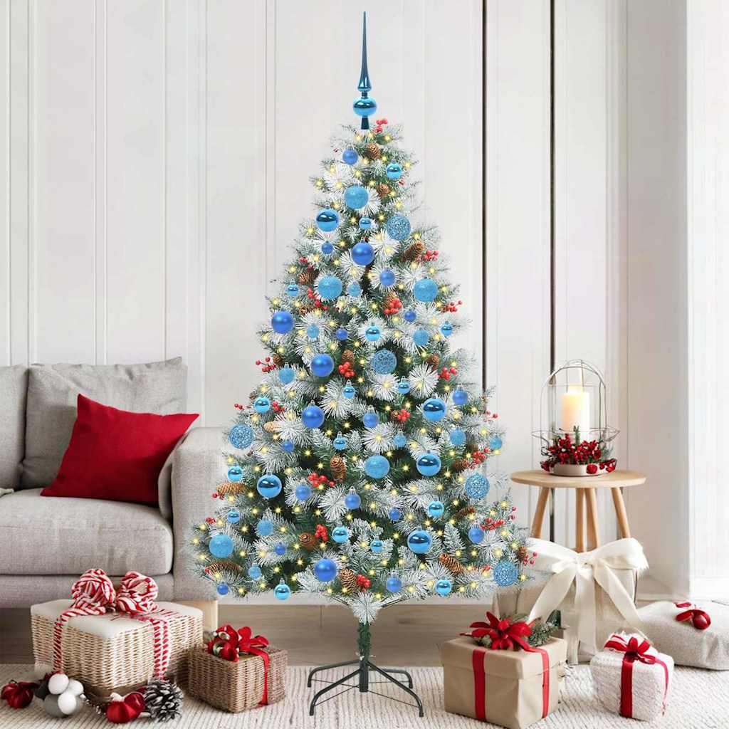 Artificial Christmas Tree Green and white 180 cm