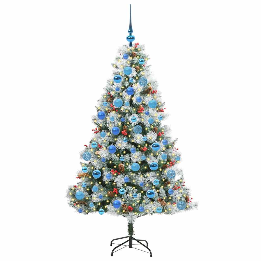 Artificial Christmas Tree Green and white 180 cm