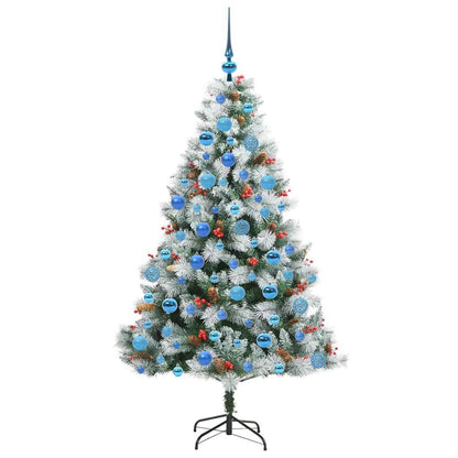 Artificial Christmas Tree Green and white 180 cm