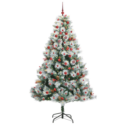 Artificial Christmas Tree Green and white 210 cm
