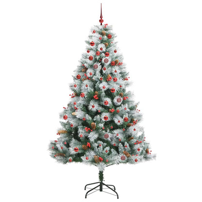 Artificial Christmas Tree Green and white 210 cm