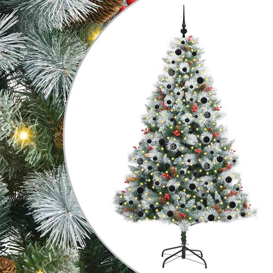 Artificial Christmas Tree Green and white 210 cm