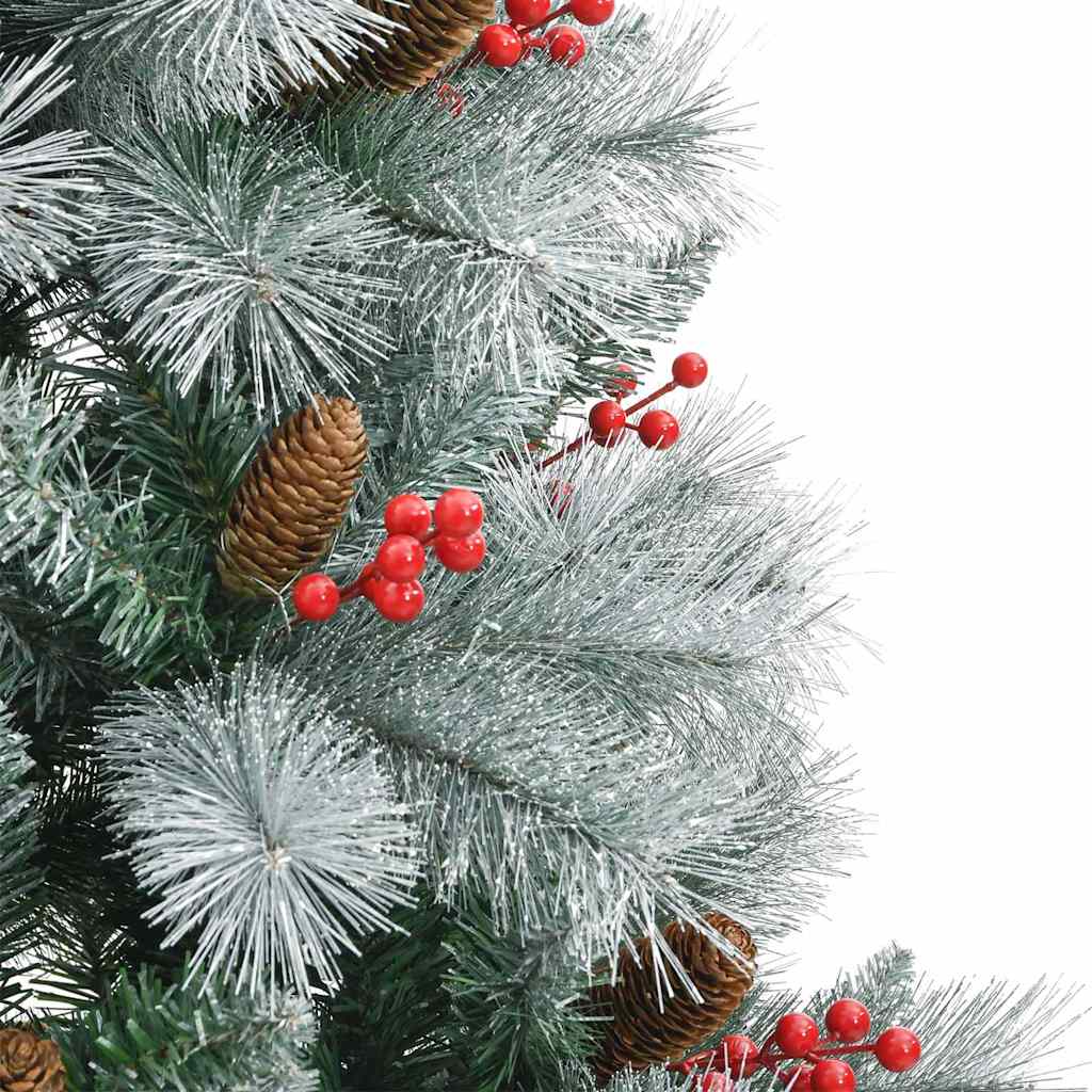 Artificial Christmas Tree Green and white 210 cm